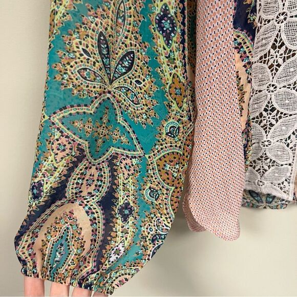 Meadow Rue Anthropologie boho top. Size 8 - Picture 4 of 8